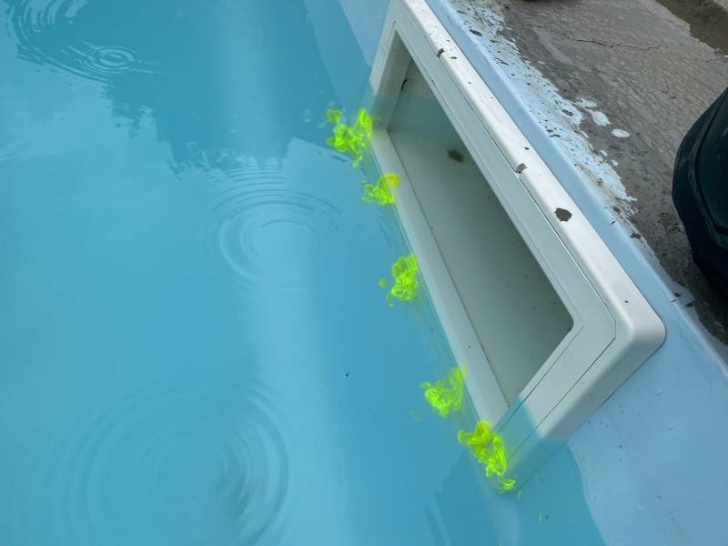 recherche de fuite sur piscine avec colorants dans le 11 ème à Marseille 