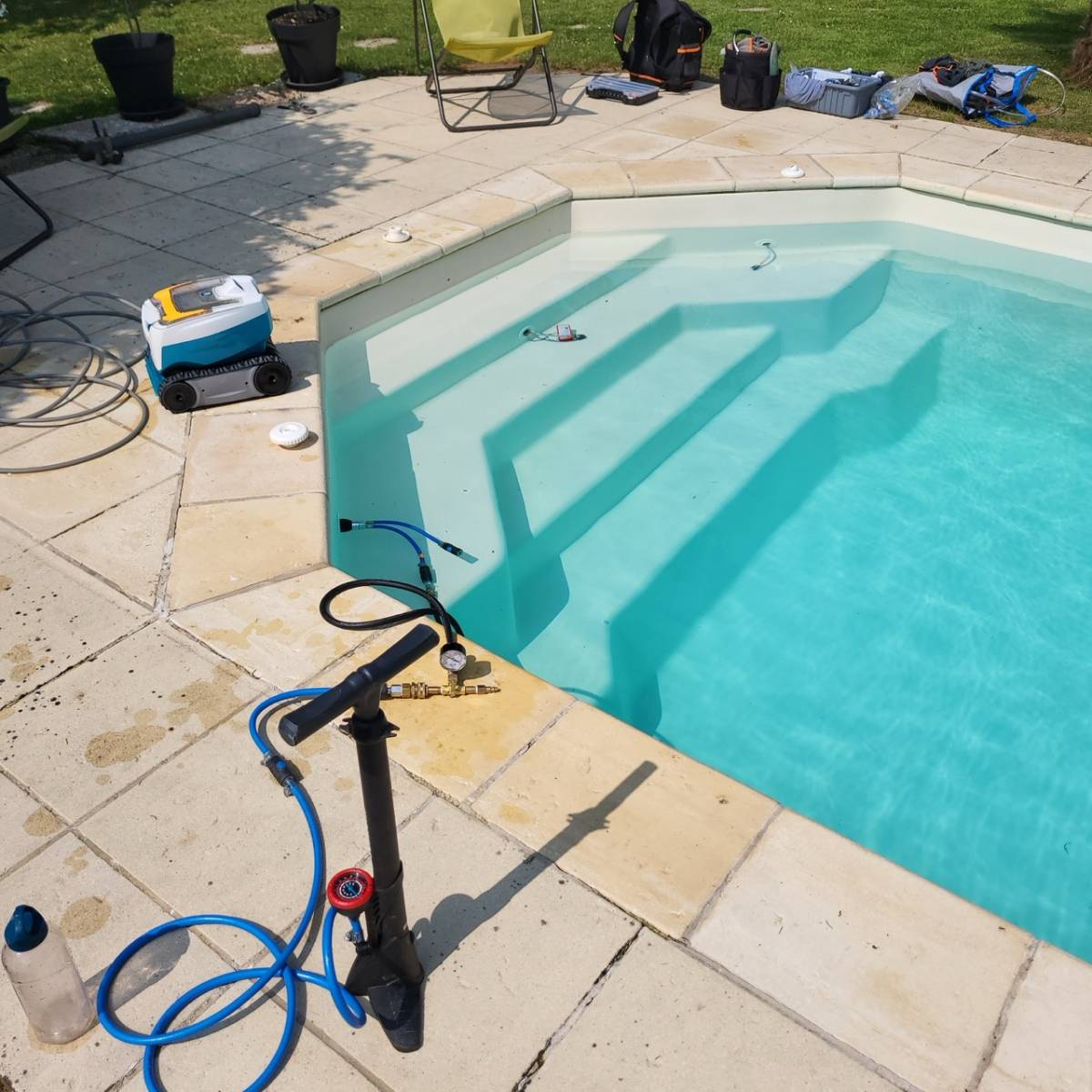 Spécialiste SABACA en intervention pour une recherche de fuite sur piscine à Cassis 13260