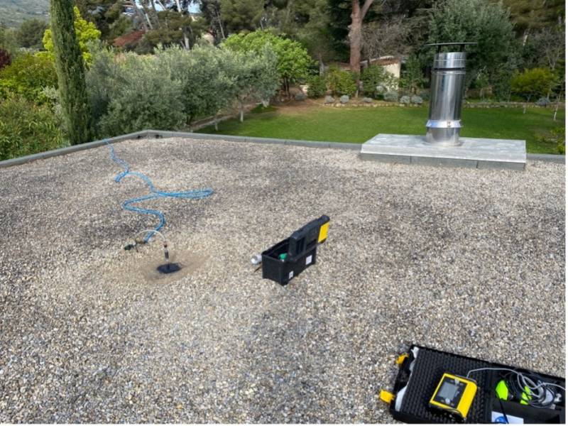 Infiltration dans maison ou appartement investigation toit terrasse 